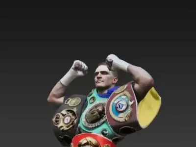 Oleksandr Usyk Boxing Champion 3D Model 3D print model
