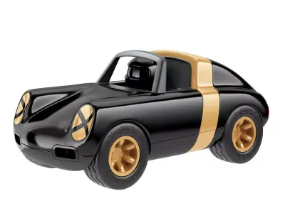 Luft Crow Car Toy by Playforever 3D model