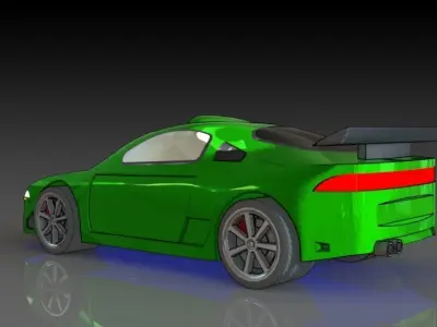 Mitsubishi Eclipse Free 3D print model