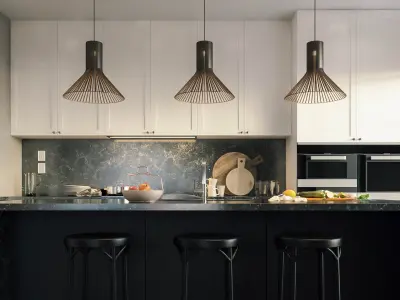 small-apartement modern kitchen design in ukraine Low-poly 3D model