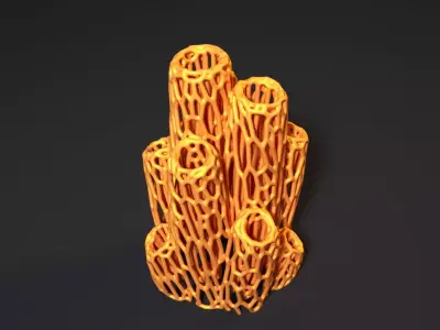 Sea sponges decor 3D print model