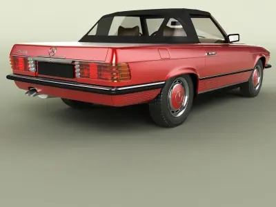 Mercedes-Benz R107 350SL 3D model