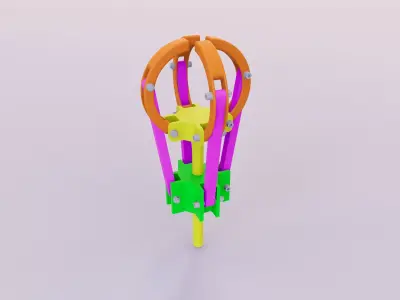 MXT3D - Gripper 04 Claws 3D model