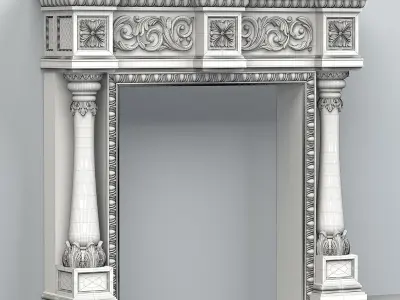 Fireplace 002 3D model