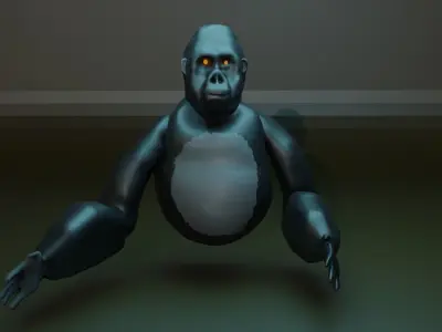 gorilla tag model  Low-poly 3D model