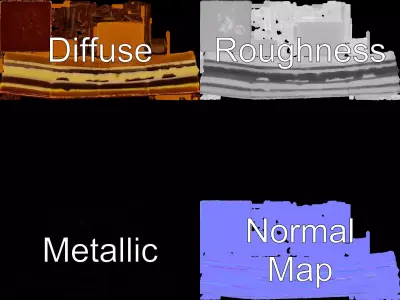 Chocolate Tiramisu Slice model pack Low-poly 3D model