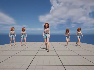 Game-Ready Stylized Character Maxim Low-poly 3D model