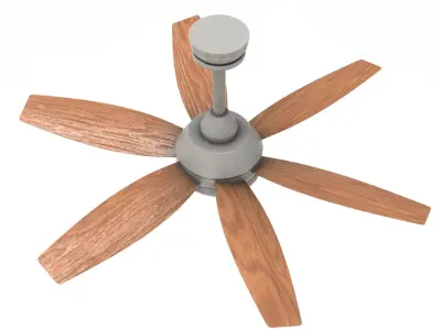 Ceiling Fan Low-poly 3D model