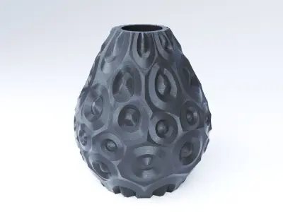 Rings Vase 3D print model