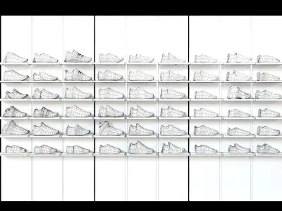 Sport Shoes shop 3D model