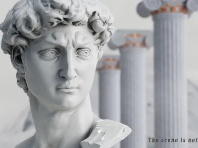 Head of David 3D model