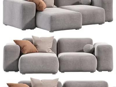 HAY Mags Soft Sofa 3D model