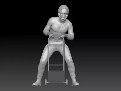 FORMULA ONE PIT STOP 3 3D print model