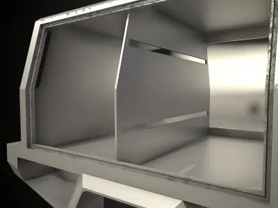 Camper Tray box Free low-poly 3D model