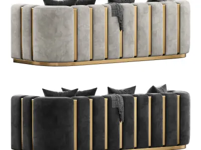 Tesla Sofa by Evgor Luxury 3D model purchase