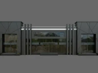 Office Building ID075 3D model