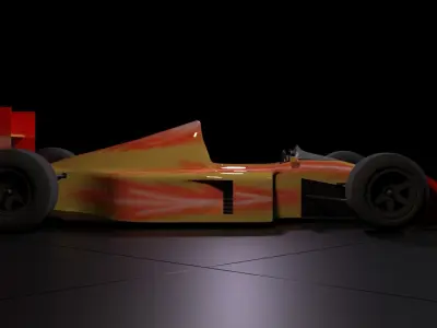 1988 F1 Car - 3D Printable Model Included 3D model