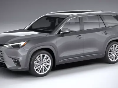 Lexus TX 350h 2024 3D model