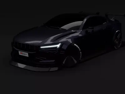 Polestar 1 GTR  Free 3D model