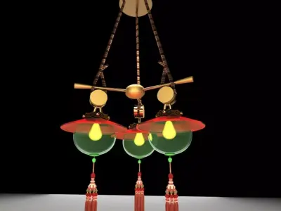 Chinese lantern 3D model