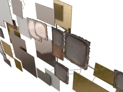 Curtis Jere - Wall Sculpture 3D model