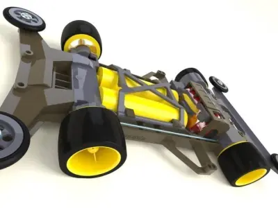 tamiya mini 4wd 3D model