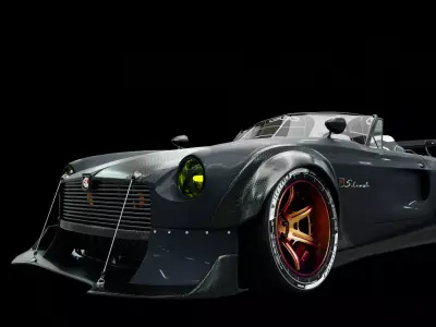 MG Cabrio Widebody Tuning version 3D model