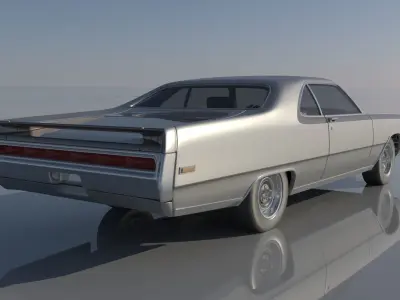 Chrysler 300 - 1970 3D print model