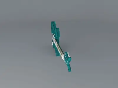 Weird guitar Free 3D model