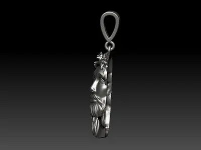 JESUS PENDANT 3D print model get