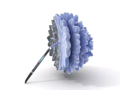 Futuristic AllTerrain Tire model pack Low-poly 3D model