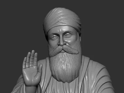 Guru Nanak 3D print model