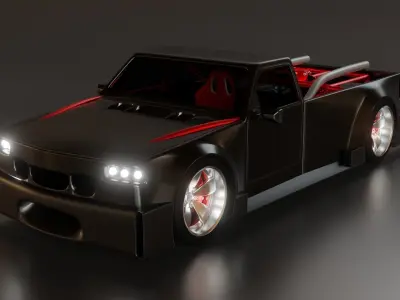 Pickup truck 3D model