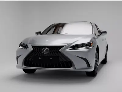 Lexus ES 300h Low-poly 3D model