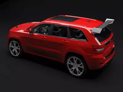Jeep Grand Cherokee SRT 8  Realistic 3D model