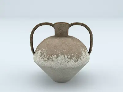 Boho Vase Low-poly 3D model