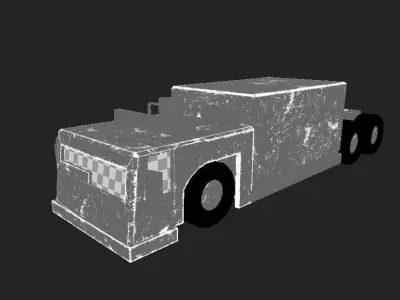 AIRPORT TRUCK 2 Low-poly 3D model