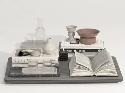 Modern Decoration Model 01 3D model