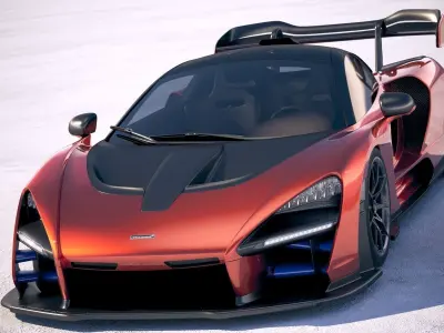 McLaren Senna 2019 3D model