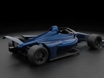 Indycar Oval Version 3D model