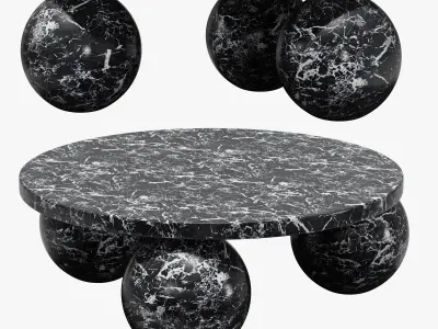 Kelly Wearstler morro coffee table 3D model