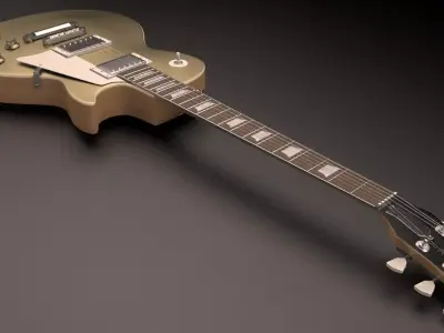 Gibson Les Paul  TopGold 3D model