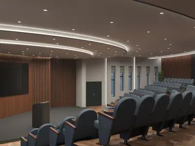 Performance hall 3D model