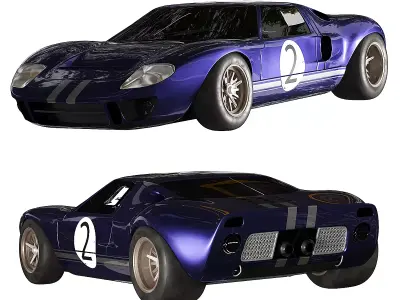 Ford GT40 3D model purchase