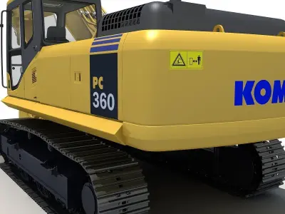 Komatsu Excavator PC360 3D model