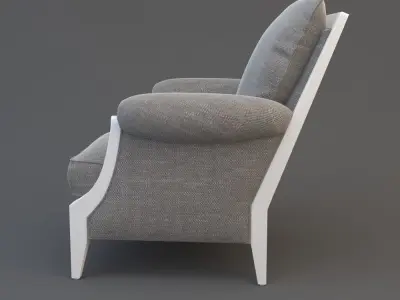 Armchair 3D model 2