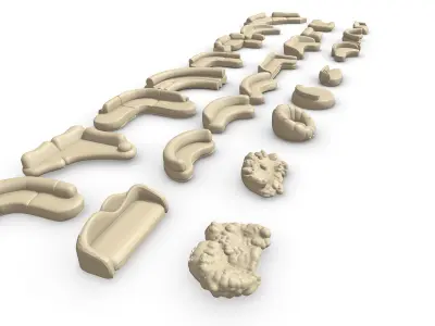 SOFA PACKAGE 3D model