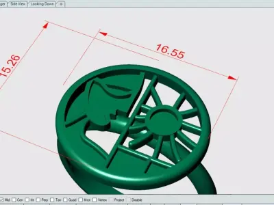 The most special Face design  3D print model