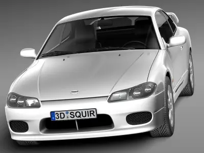 Nissan 240 sx Silvia S15 1999-2002 3D model