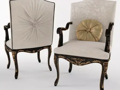 modenese gastone armchair 3D model